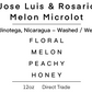 Jose Luis & Rosario / Melon Microlot